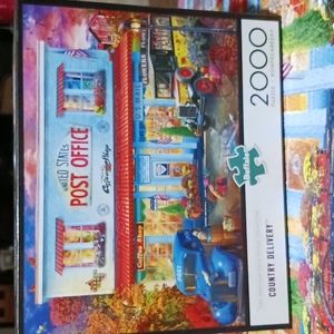 2000 Piece Jigsaw Puzzle Post Office County Delivery